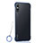 Transparent Crystal Hard Case Back Cover H01 for Huawei Enjoy 10e Blue