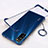Transparent Crystal Hard Case Back Cover H01 for Huawei Enjoy Z 5G Blue