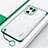 Transparent Crystal Hard Case Back Cover H01 for Oppo Find X5 5G Green