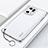 Transparent Crystal Hard Case Back Cover H01 for Oppo Find X5 5G Silver