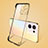 Transparent Crystal Hard Case Back Cover H01 for Oppo Reno8 Pro 5G Gold