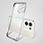 Transparent Crystal Hard Case Back Cover H01 for Oppo Reno8 Pro 5G Silver