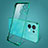 Transparent Crystal Hard Case Back Cover H01 for Oppo Reno9 Pro+ Plus 5G Green