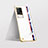 Transparent Crystal Hard Case Back Cover H01 for Vivo iQOO 8 Pro 5G Gold