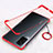 Transparent Crystal Hard Case Back Cover H01 for Vivo X60 5G Red