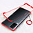 Transparent Crystal Hard Case Back Cover H01 for Vivo X60T 5G Red