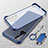 Transparent Crystal Hard Case Back Cover H01 for Xiaomi Poco F4 GT 5G Blue