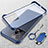 Transparent Crystal Hard Case Back Cover H01 for Xiaomi Redmi Note 12 Pro 5G Blue