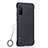 Transparent Crystal Hard Case Back Cover H02 for Huawei Enjoy 20 Pro 5G Blue