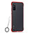 Transparent Crystal Hard Case Back Cover H02 for Huawei Enjoy 20 Pro 5G Red