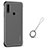 Transparent Crystal Hard Case Back Cover H02 for Oppo A31 Black