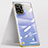 Transparent Crystal Hard Case Back Cover H02 for Oppo Find X5 5G Gold