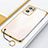 Transparent Crystal Hard Case Back Cover H02 for Oppo Reno7 Pro 5G Gold