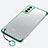 Transparent Crystal Hard Case Back Cover H02 for Samsung Galaxy S21 5G Green