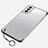 Transparent Crystal Hard Case Back Cover H02 for Samsung Galaxy S23 5G Black