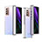 Transparent Crystal Hard Case Back Cover H02 for Samsung Galaxy Z Fold2 5G Clear