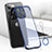 Transparent Crystal Hard Case Back Cover H03 for Apple iPhone 13 Pro Blue