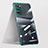 Transparent Crystal Hard Case Back Cover H03 for Oppo Reno6 5G Green