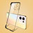 Transparent Crystal Hard Case Back Cover H03 for Oppo Reno8 Pro 5G Gold