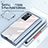 Transparent Crystal Hard Case Back Cover H03 for Samsung Galaxy Z Fold2 5G