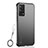 Transparent Crystal Hard Case Back Cover H03 for Vivo iQOO 8 5G Black