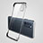 Transparent Crystal Hard Case Back Cover H04 for Oppo Reno6 Pro 5G India Silver