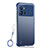 Transparent Crystal Hard Case Back Cover H04 for Vivo iQOO 9 Pro 5G Blue