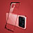 Transparent Crystal Hard Case Back Cover H04 for Xiaomi Mi 11 Ultra 5G Red