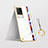 Transparent Crystal Hard Case Back Cover H05 for Vivo iQOO 8 5G Gold