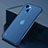 Transparent Crystal Hard Case Back Cover H06 for Apple iPhone 14 Plus Blue