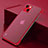 Transparent Crystal Hard Case Back Cover H06 for Apple iPhone 14 Plus Red