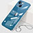 Transparent Crystal Hard Case Back Cover H09 for Apple iPhone 13 Mini