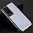 Transparent Crystal Hard Case Back Cover N01 for Huawei P40 Black