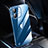 Transparent Crystal Hard Case Back Cover QC1 for Apple iPhone 12 Blue