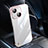 Transparent Crystal Hard Case Back Cover QC1 for Apple iPhone 14 Rose Gold