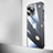 Transparent Crystal Hard Case Back Cover QC2 for Apple iPhone 14 Pro Max Black