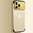 Transparent Crystal Hard Case Back Cover QC3 for Apple iPhone 14 Pro Gold