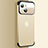 Transparent Crystal Hard Case Back Cover QC4 for Apple iPhone 13 Gold