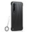 Transparent Crystal Hard Case Back Cover S01 for Oppo Find X2 Pro Black