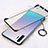 Transparent Crystal Hard Case Back Cover S01 for Samsung Galaxy Note 10 Plus 5G Black