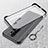 Transparent Crystal Hard Case Back Cover S01 for Xiaomi Redmi Note 8 Pro Black