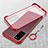 Transparent Crystal Hard Case Back Cover S02 for Huawei Honor View 30 Pro 5G Red