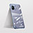 Transparent Crystal Hard Case Back Cover S02 for Xiaomi Mi 11 Lite 5G Blue