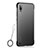 Transparent Crystal Hard Case Back Cover S04 for Huawei P20 Black