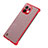 Transparent Crystal Hard Case Back Cover S04 for Xiaomi Mi 11 5G Red