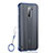 Transparent Crystal Hard Case Back Cover S04 for Xiaomi Redmi Note 8 Pro Blue