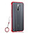 Transparent Crystal Hard Case Back Cover S04 for Xiaomi Redmi Note 8 Pro Red