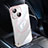 Transparent Crystal Hard Case Back Cover with Mag-Safe Magnetic QC1 for Apple iPhone 14 Plus Rose Gold