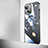 Transparent Crystal Hard Case Back Cover with Mag-Safe Magnetic QC2 for Apple iPhone 14 Plus Black