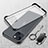 Transparent Crystal Hard Case Back Cover with Magnetic Finger Ring Stand for Apple iPhone 13 Mini